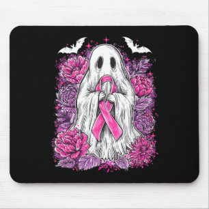 Tapis De Souris Ghost Ribbon Sensibilisation au cancer du sein Hal