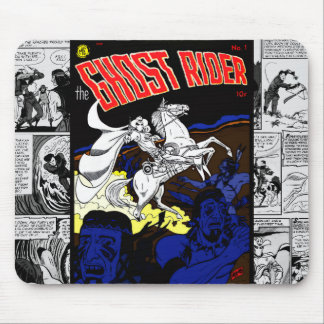 Tapis de souris 'Ghost Rider des années 50