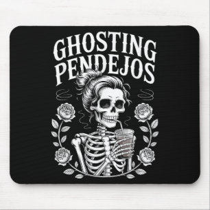 Tapis De Souris Ghosting Pendejos Citation Éffrayante amusante Hal