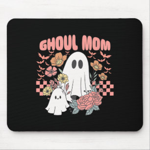 Tapis De Souris Ghoul Maman Halloween Ghost Saison Éffrayante Retr