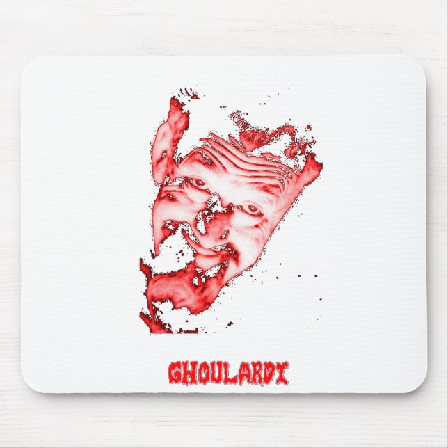 Tapis De Souris Ghoulardi (rouge/transparent) Mousepad (Devant)