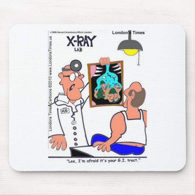 Tapis De Souris GI Tract Funny Gastro-intestinal Cadeaux Médicales (Devant)