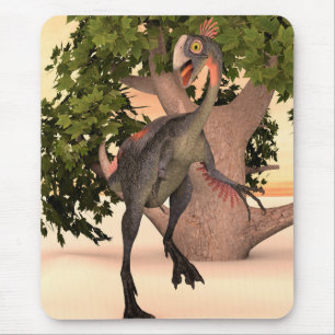 Tapis De Souris Gigantoraptor Art Aventure Dinosaure pour Enfants