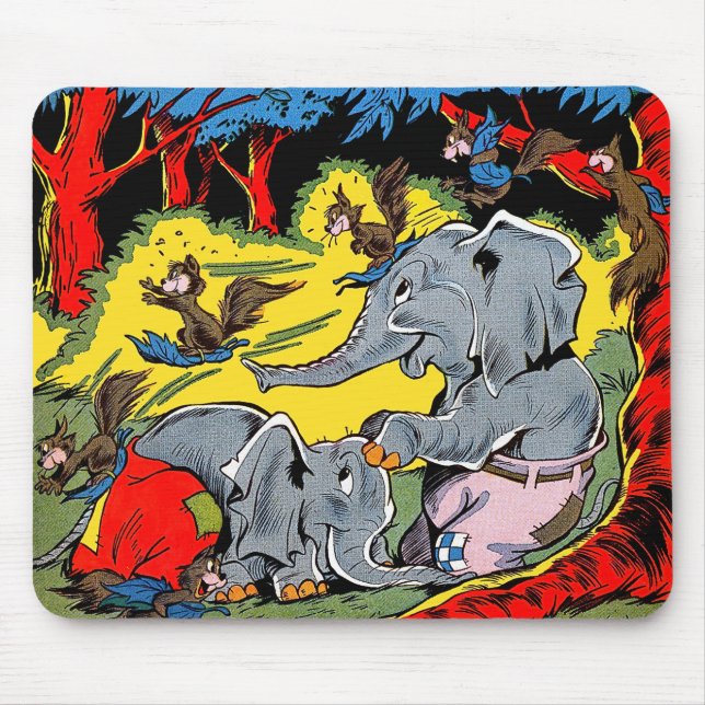 Tapis De Souris Giggle Animal Vintage Comics (Devant)
