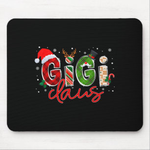 Tapis De Souris Gigi Claus Père Noël Famille assortie Noël P