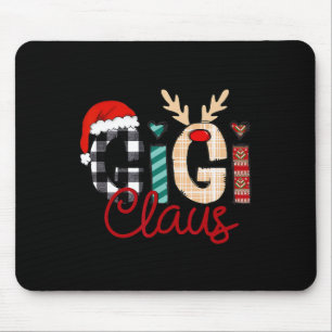 Tapis De Souris Gigi Claus Reindeer Noël