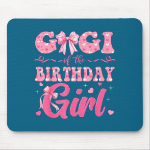 Tapis De Souris Gigi de la famille de la fille d'anniversaire Nk C