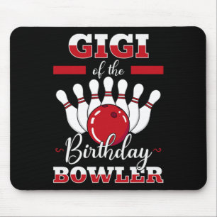 Tapis De Souris Gigi de l'anniversaire de la quilleuse Fête d'anni