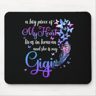 Tapis De Souris Gigi vit dans le ciel Mémorial Grand-mère Petit-en