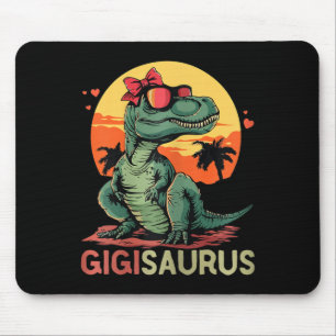 Tapis De Souris Gigisaurus Dino Dinosaur Gigi-saurus T-rex Funny T