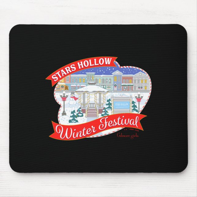 Tapis De Souris Gilmore Girls Stars Hollow Winter Festival  (Devant)