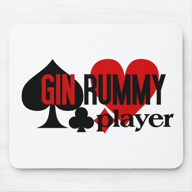 Tapis De Souris Gin Rummy Player mousepad (Devant)