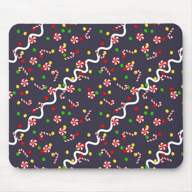 Tapis De Souris Gingerbread House Candy (Devant)