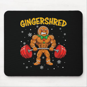 Tapis De Souris Gingershred Drôle Bonhomme en pain d'épices Gymnas