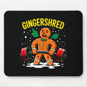 Tapis De Souris Gingershred Drôle Bonhomme en pain d'épices Gymnas