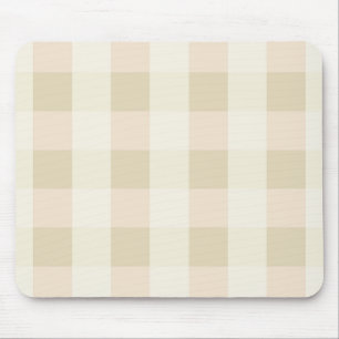 Tapis De Souris Gingham   Rose & Crème