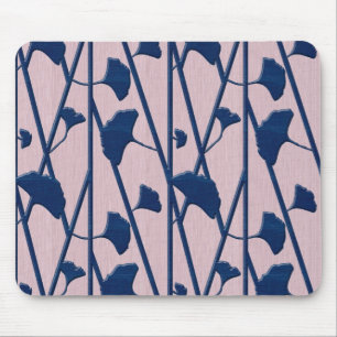 Tapis De Souris ginkgo bleu