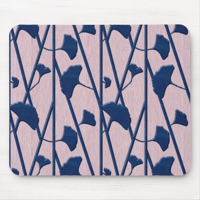Tapis De Souris ginkgo bleu (Devant)