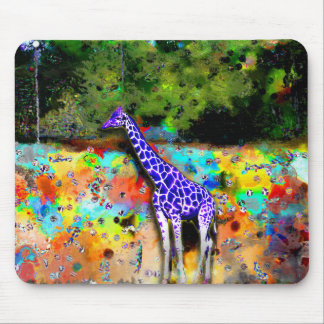 Tapis De Souris Girafe
