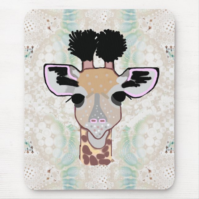 Tapis De Souris Girafe de bébé (Devant)