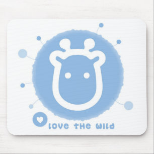 Tapis De Souris girafe mignonne