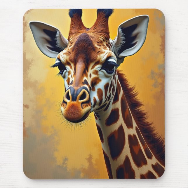 Tapis De Souris Giraffe (Devant)