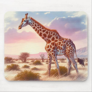 Tapis De Souris Giraffe