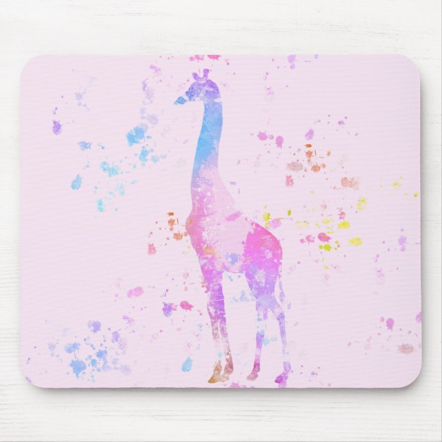 Tapis De Souris Giraffe (Devant)