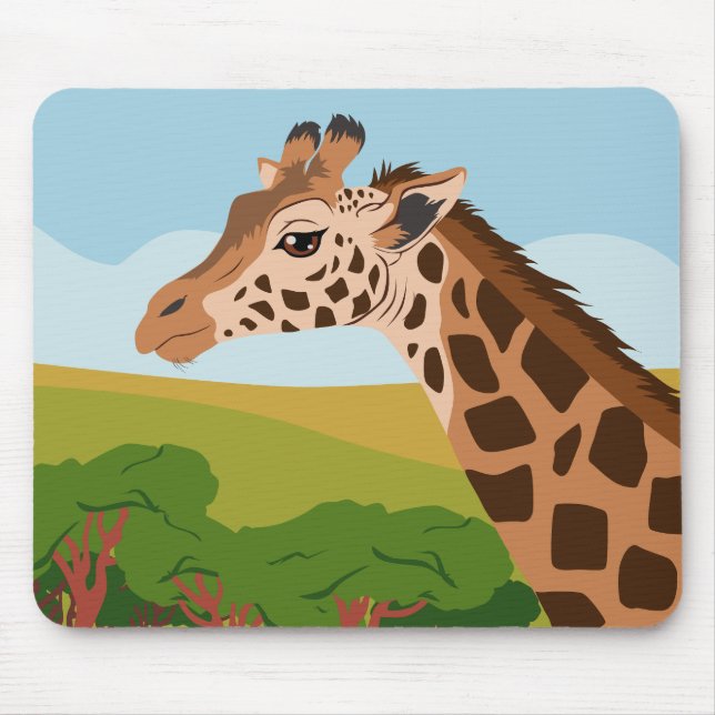 Tapis De Souris Giraffe (Devant)