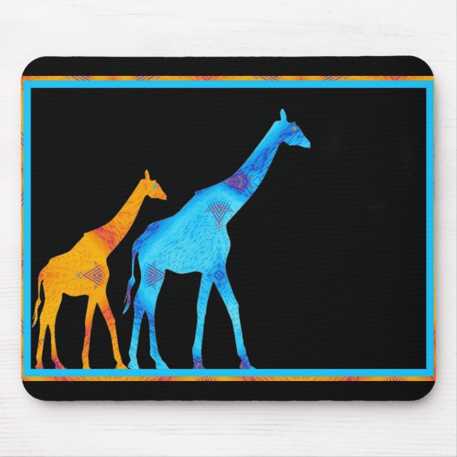 Tapis De Souris Giraffe (Devant)