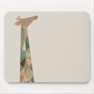 Tapis De Souris Giraffe Abstraite