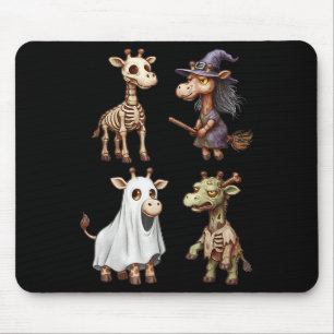 Tapis De Souris Giraffe Boo Zombie sorcière Halloween femmes costu