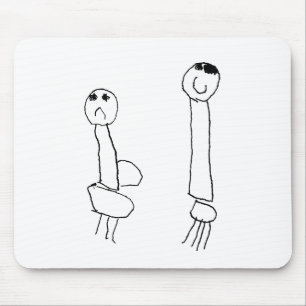 Tapis De Souris Giraffes