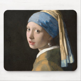 Tapis De Souris Girl with the pearl earring - Johannes Vermeer