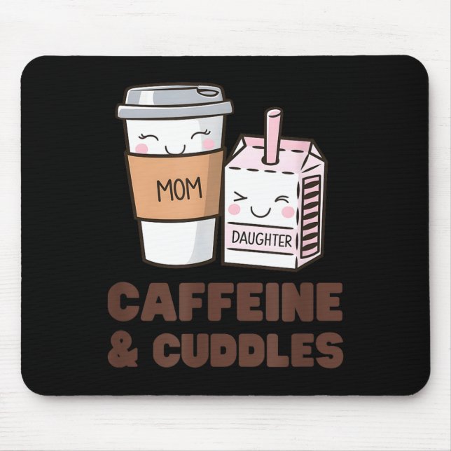 Tapis De Souris Girls Caffeine &amp; Cuddles Twinning Coffee Juice (Devant)