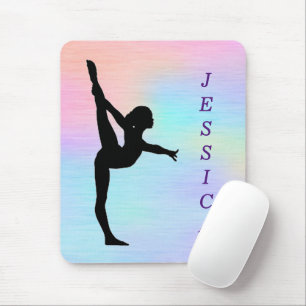 Tapis De Souris Girls Gymnastique Pastel Mousepad