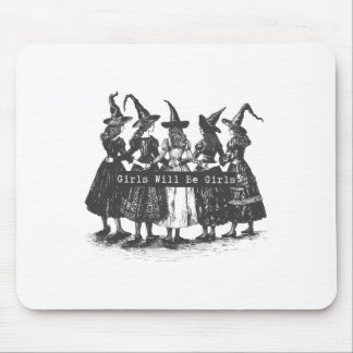Tapis De Souris Girls Sera Filles Sorcière Witchy Saison Éffrayant