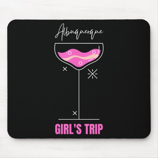 Tapis De Souris Girls Trip Beach Drink Albuquerque New Mexico  (Devant)