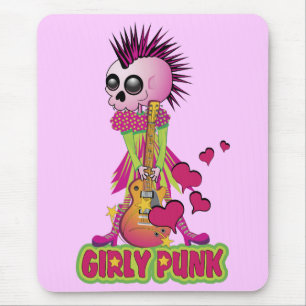 Tapis De Souris Girly Punk Rocker