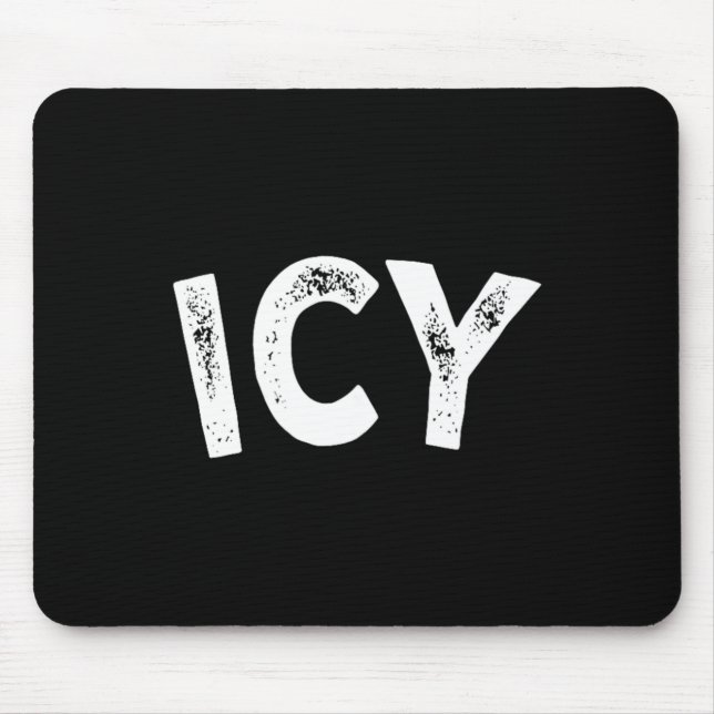 Tapis De Souris Glacé (Devant)