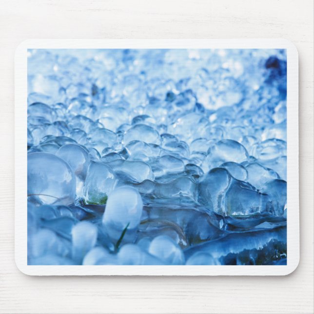 Tapis De Souris Glace Abstraite (Devant)