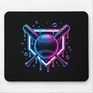 Tapis De Souris Glace Baseball Drip Batteur Enfants