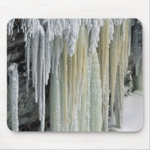 Tapis De Souris Glace bleue et écoulement d'eau souterraine; Tahq