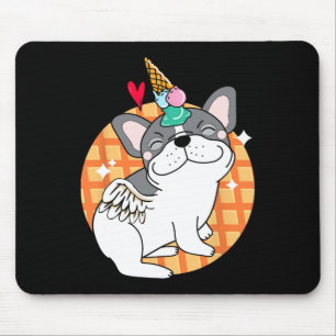 Tapis De Souris Glace Bouledogue Français Frenchie Anniversaire