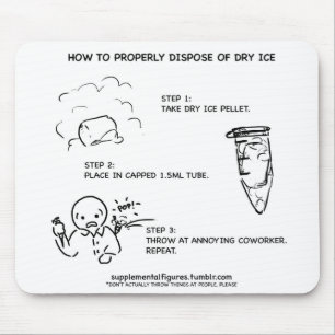 Tapis De Souris Glace carbonique Mousepad