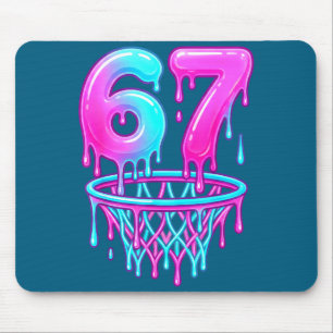 Tapis De Souris Glace de basketball drôle qui goutte 67