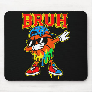 Tapis De Souris Glace de basketball en train de daber goutte bruh