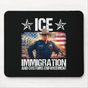 Tapis De Souris Glace Drôle Trump Immigration Et Douanes