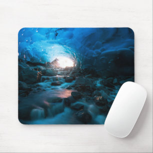 Tapis De Souris Glace et neige   Glacier Mendenhall, Juneau, Alask