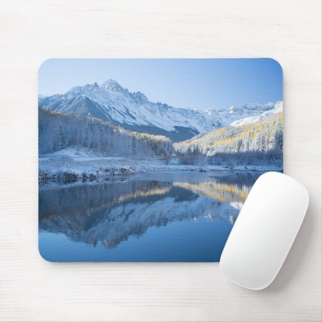 Tapis De Souris Glace et neige | Silverton, Colorado (Avec souris)